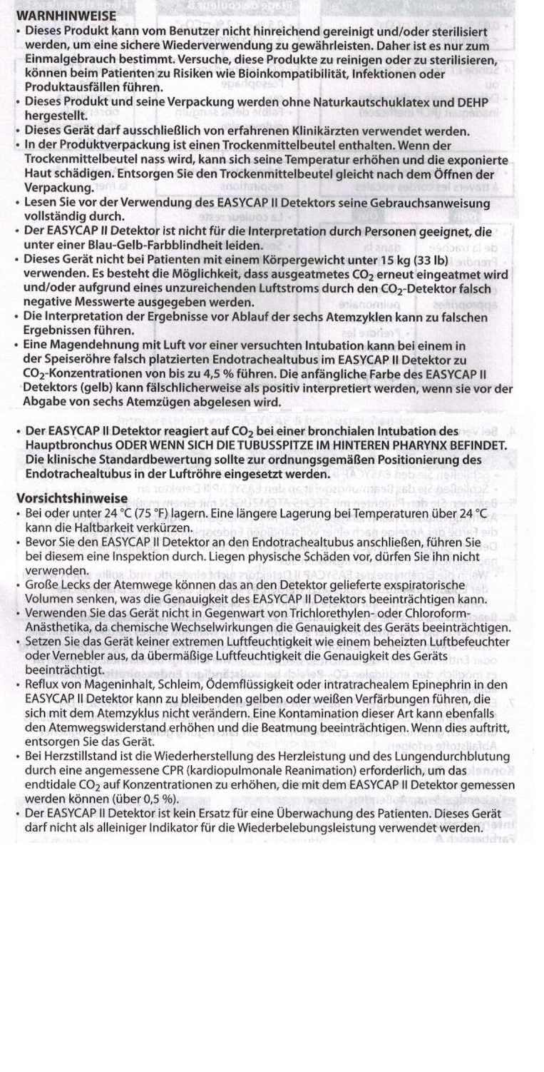 Nellcor Easy-Cap II CO2 Detektor | Einmal-Kapnometer | Packung á 1 Stück Nellcor Easy-Cap II CO2 Detektor | Einmal-Kapnometer | Packung á 1 Stück