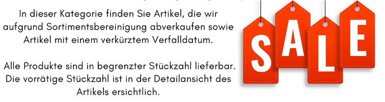 Sale für Abverkauf