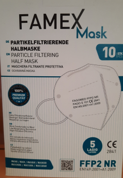 FFP2 Atemschutzmaske Famex (Packung = 10 Stück)