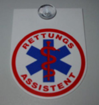 Autoplakette RETTUNGSASSISTENT