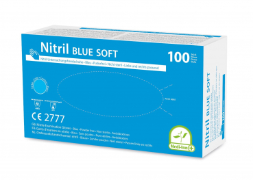 Untersuchungshandschuh Nitril Blue Soft