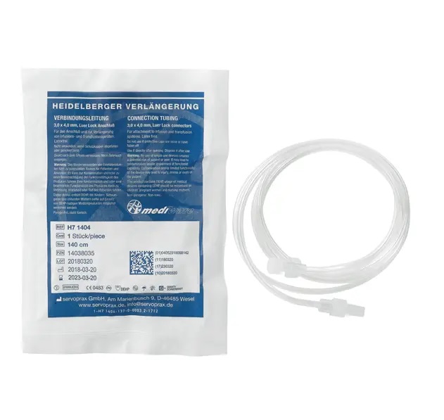 Heidelberger Verlängerungen Mediware Luer Lock-Anschluß 75 Cm - 50 St
