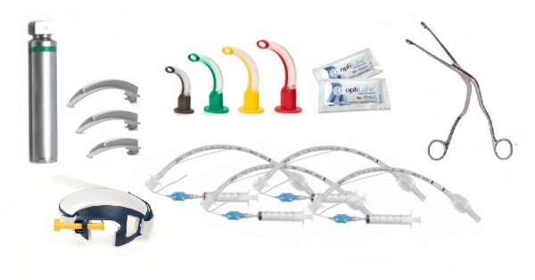 VBM Notfall-Set Larynxtuben LTD-S PRO – Larynxtubus Mit Tasche & Halterung Für Ärzte & Rettungsdienst