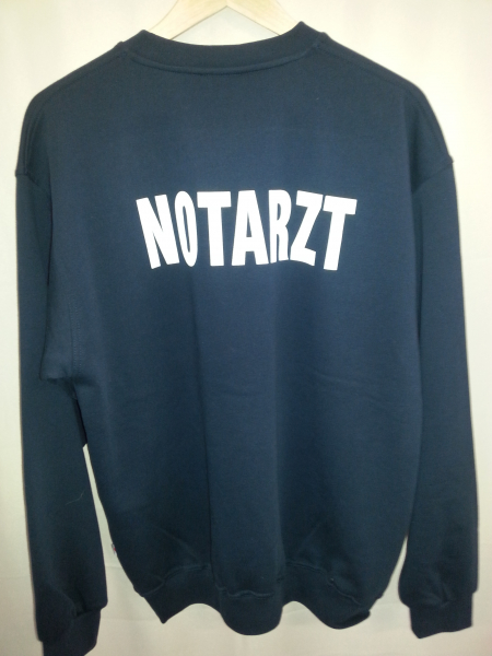 Sweat-Shirt marine NOTARZT