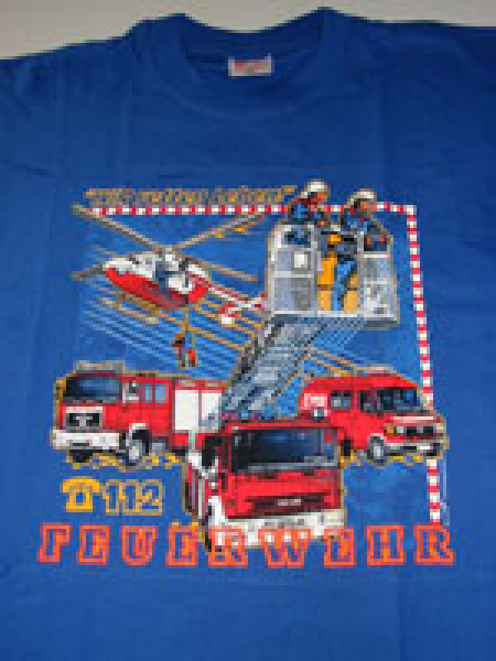 T-Shirt blau Größe XXL