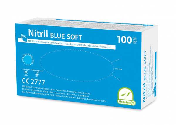 Untersuchungshandschuh Nitril Blue Soft