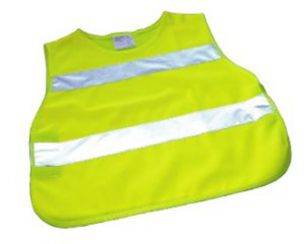 Kinder Warnschutzponcho neongelb